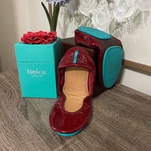 Tieks Ruby Red Size 9